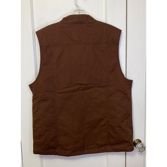Men's PrAna Trembly Canvas Vest X- Large Stout stretch insulated MSRP $140 NWT - Picture 3 of 6